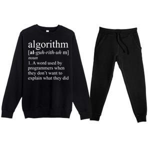 Algorithm Definition Premium Crewneck Sweatsuit Set