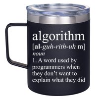 Algorithm Definition 12oz Stainless Steel Coffee Mug