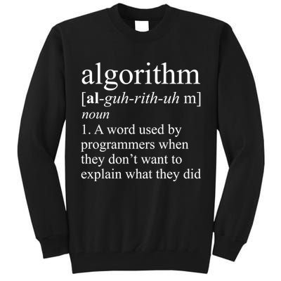 Algorithm Definition Tall Sweatshirt