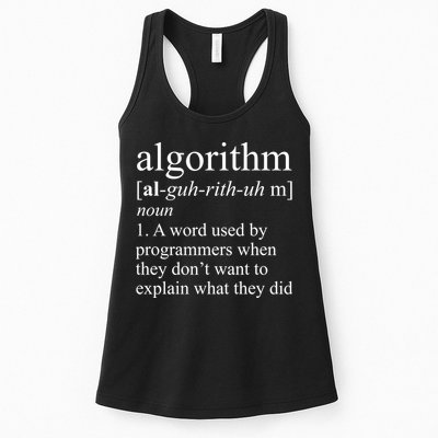 Algorithm Definition Women's Racerback Tank