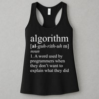 Algorithm Definition Womens Tank Top