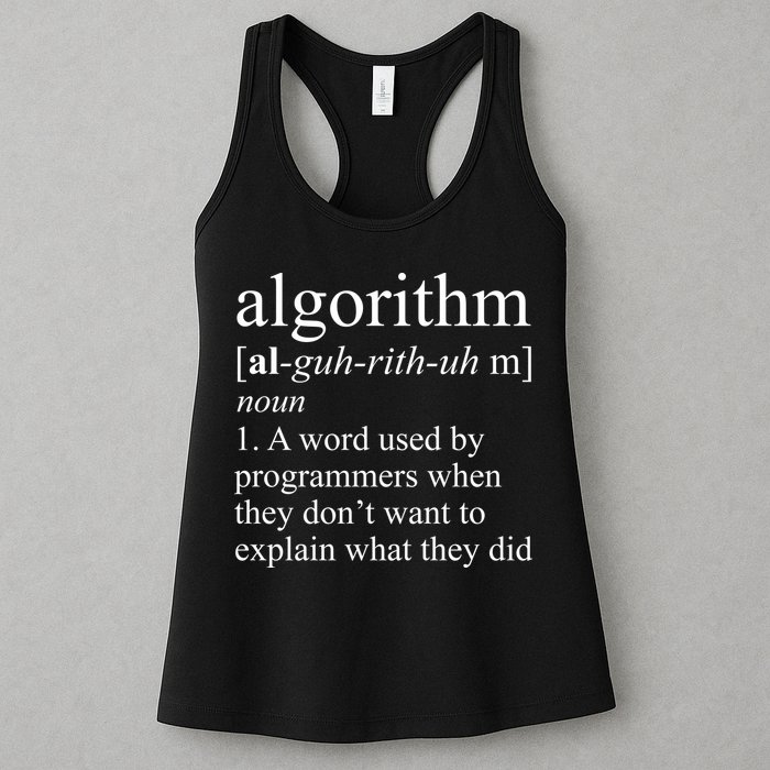 Algorithm Definition Womens Tank Top