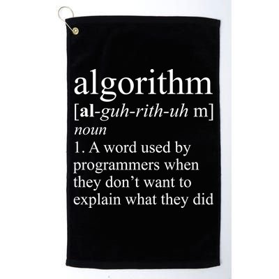 Algorithm Definition Golf Towel
