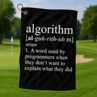 Algorithm Definition Golf Towel