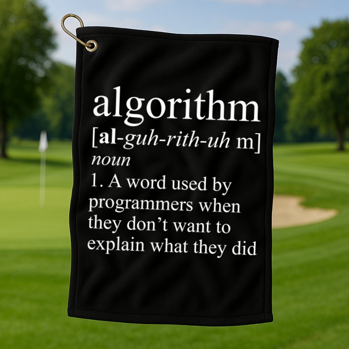 Algorithm Definition Golf Towel