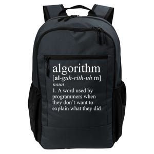 Algorithm Definition Daily Commute Backpack