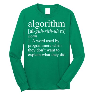 Algorithm Definition Long Sleeve Shirt