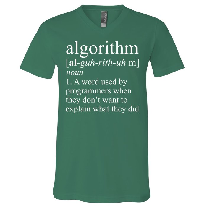 Algorithm Definition V-Neck T-Shirt