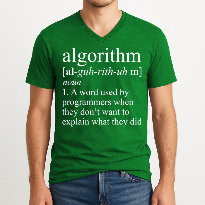 Algorithm Definition V-Neck T-Shirt