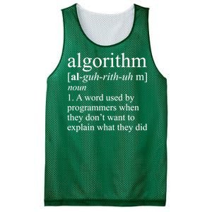 Algorithm Definition Mesh Reversible Basketball Jersey Tank