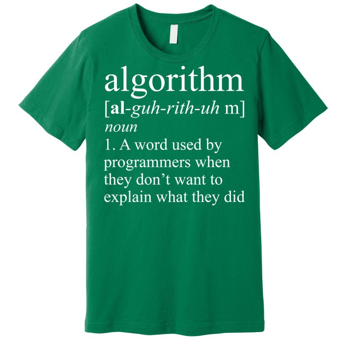 Algorithm Definition Premium T-Shirt