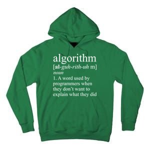 Algorithm Definition Tall Hoodie