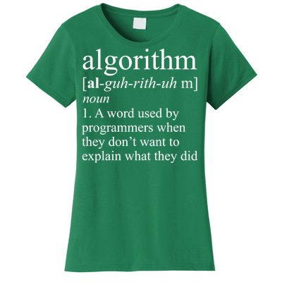 Algorithm Definition Women's T-Shirt