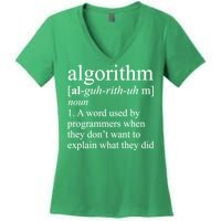 Algorithm Definition Women's V-Neck T-Shirt