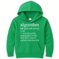 Algorithm Definition Kids Hoodie
