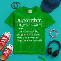 Algorithm Definition Kids Tie-Dye T-Shirt