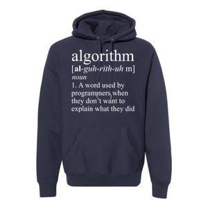 Algorithm Definition Premium Hoodie