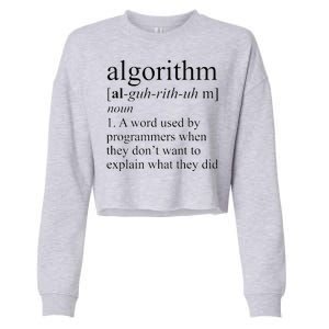 Algorithm Definition Cropped Pullover Crew