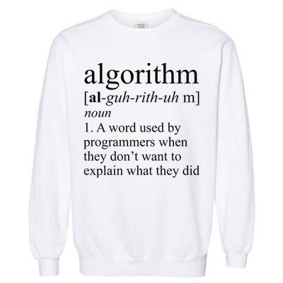 Algorithm Definition Garment-Dyed Sweatshirt