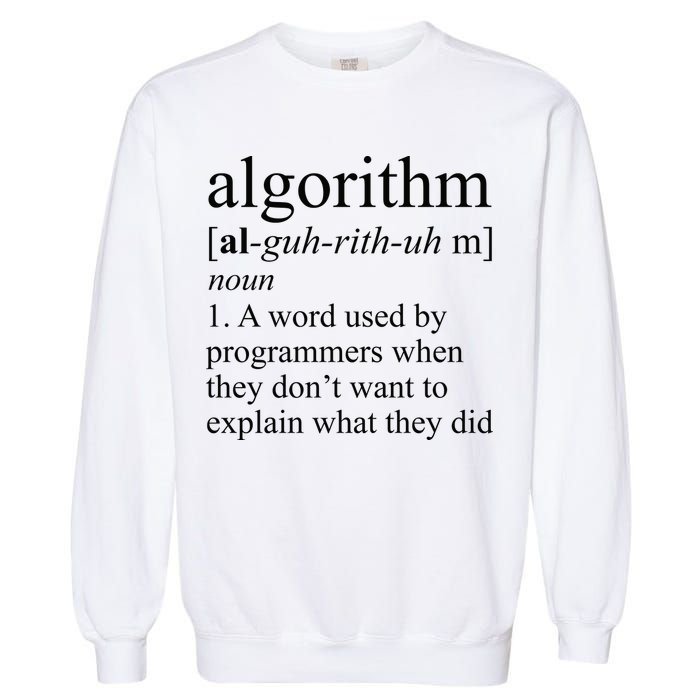 Algorithm Definition Garment-Dyed Sweatshirt