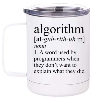 Algorithm Definition 12 oz Stainless Steel Tumbler Cup