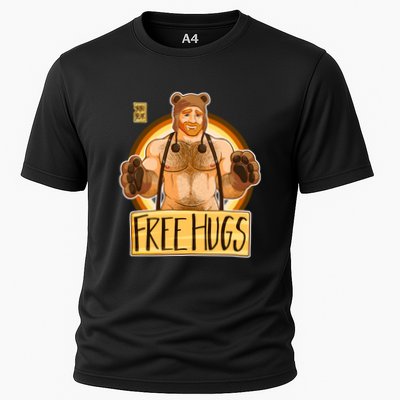 Adam Likes Hugs Bear Pride Ginger Edition Cooling Performance Crew T-Shirt