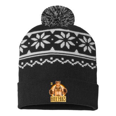 Adam Likes Hugs Bear Pride Ginger Edition USA-Made Snowflake Beanie