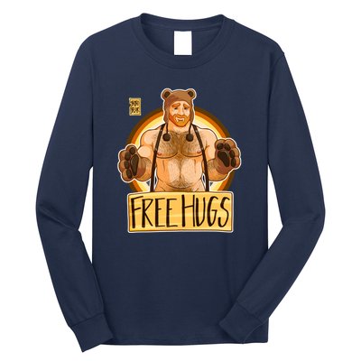 Adam Likes Hugs Bear Pride Ginger Edition Long Sleeve Shirt