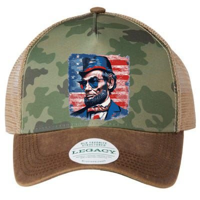 Abraham Lincoln Honest Abe Patriot Legacy Tie Dye Trucker Hat