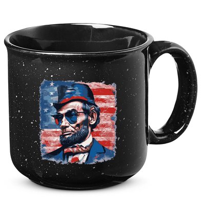 Abraham Lincoln Honest Abe Patriot 15oz Campfire Ceramic Mug