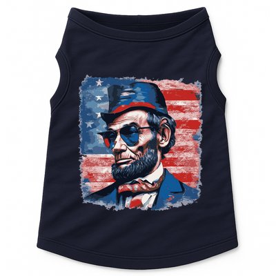 Abraham Lincoln Honest Abe Patriot Doggie Tank