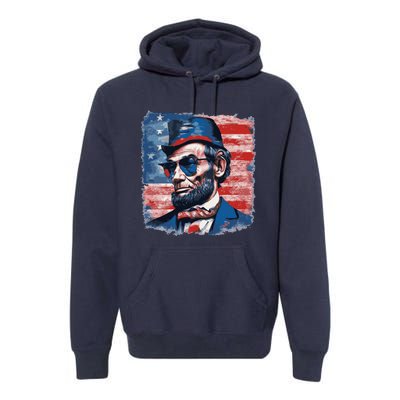 Abraham Lincoln Honest Abe Patriot Premium Hoodie