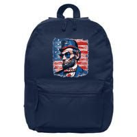 Abraham Lincoln Honest Abe Patriot 16 in Basic Backpack