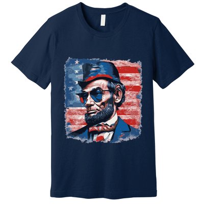 Abraham Lincoln Honest Abe Patriot Premium T-Shirt