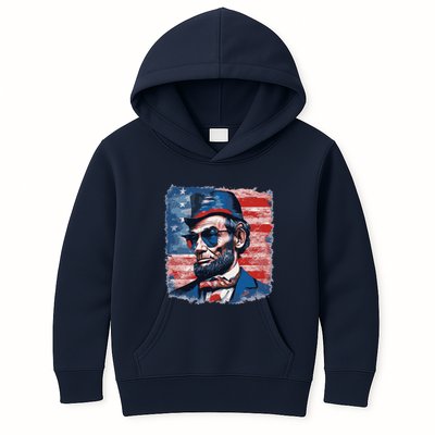 Abraham Lincoln Honest Abe Patriot Kids Hoodie
