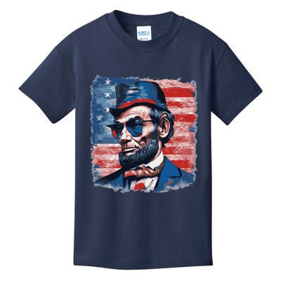 Abraham Lincoln Honest Abe Patriot Kids T-Shirt