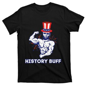 Abraham Lincoln History Buff Funny Weightlifting Workout Gym T-Shirt