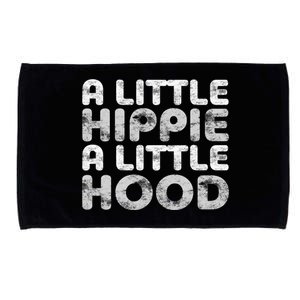 A Little Hippie A Little Hood Great Gift Gifgreat Gift Microfiber Hand Towel