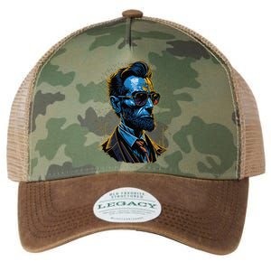 Abraham Lincoln Hip Graffiti Style Legacy Tie Dye Trucker Hat