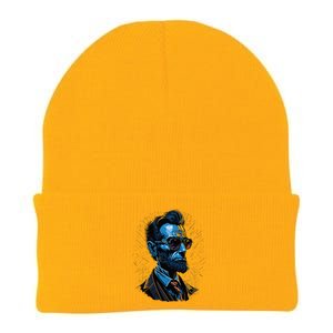 Abraham Lincoln Hip Graffiti Style Knit Cap Winter Beanie