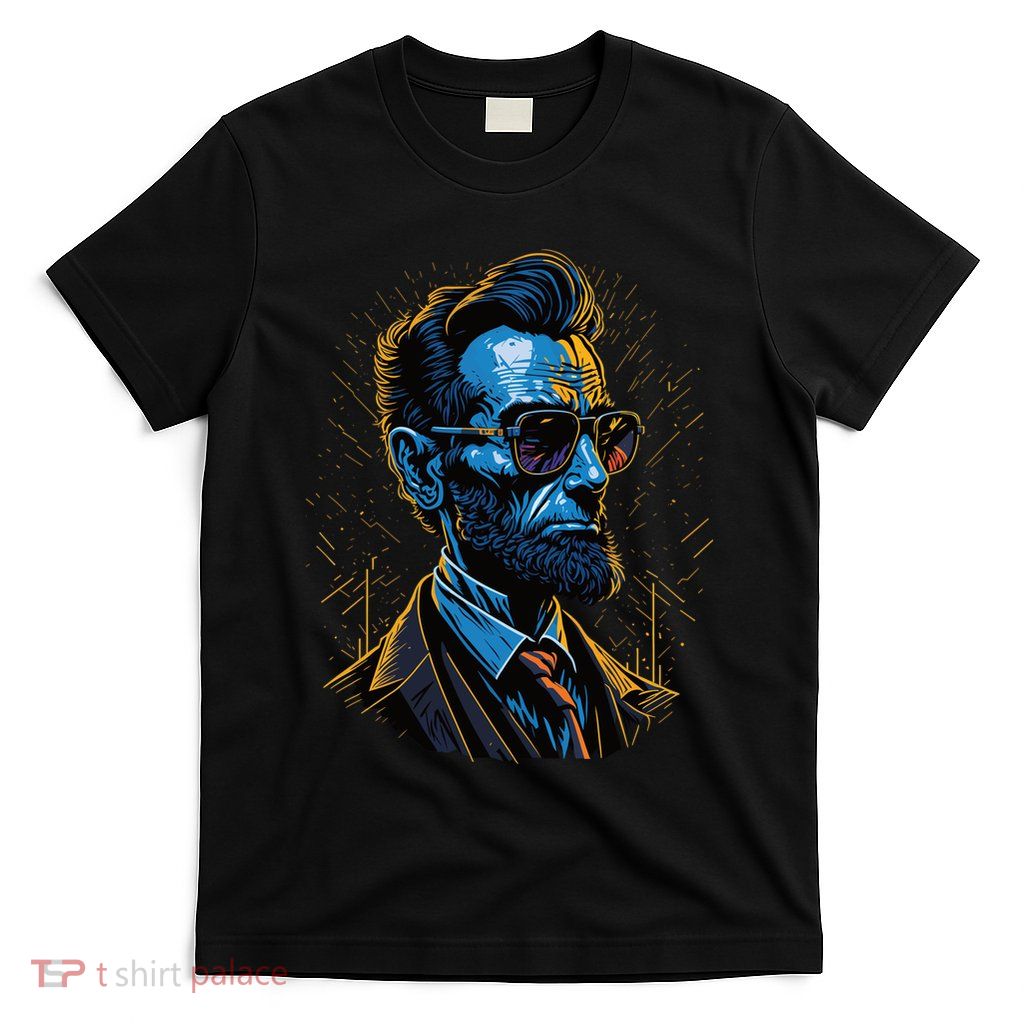 Abraham Lincoln Hip Graffiti Style T-Shirt
