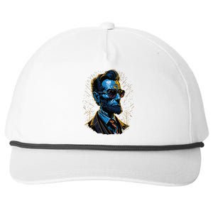 Abraham Lincoln Hip Graffiti Style Snapback Five-Panel Rope Hat