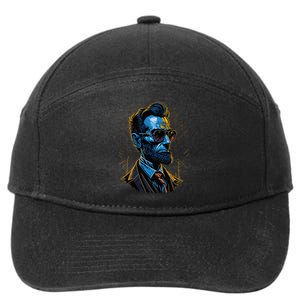 Abraham Lincoln Hip Graffiti Style 7-Panel Snapback Hat