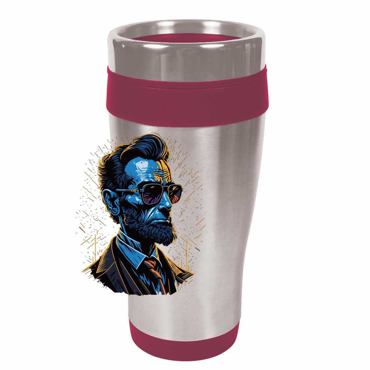 Abraham Lincoln Hip Graffiti Style 15oz Campfire Ceramic Mug
