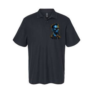 Abraham Lincoln Hip Graffiti Style Softstyle Adult Sport Polo