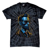 Abraham Lincoln Hip Graffiti Style Tie-Dye T-Shirt
