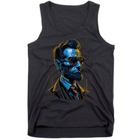 Abraham Lincoln Hip Graffiti Style Tank Top