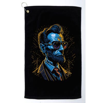 Abraham Lincoln Hip Graffiti Style Golf Towel