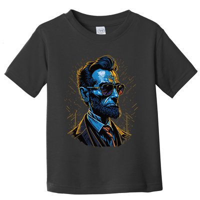 Abraham Lincoln Hip Graffiti Style Toddler T-Shirt