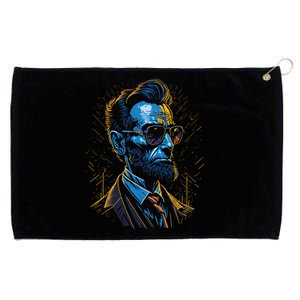 Abraham Lincoln Hip Graffiti Style Grommeted Golf Towel